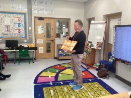 Local writer visits our school!